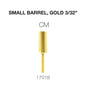 Creation Carbide Small Barrel, Gold 3/32" CM