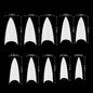 Creation Special Shape - 03 Short Stellito Nail Tips 500 pcs./box Natural