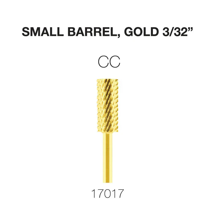Creation Carbide Small Barrel, Gold 3/32" CC
