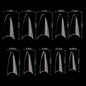 Creation Special Shape - 03 Short Stellito Nail Tips 500 pcs./box Clear
