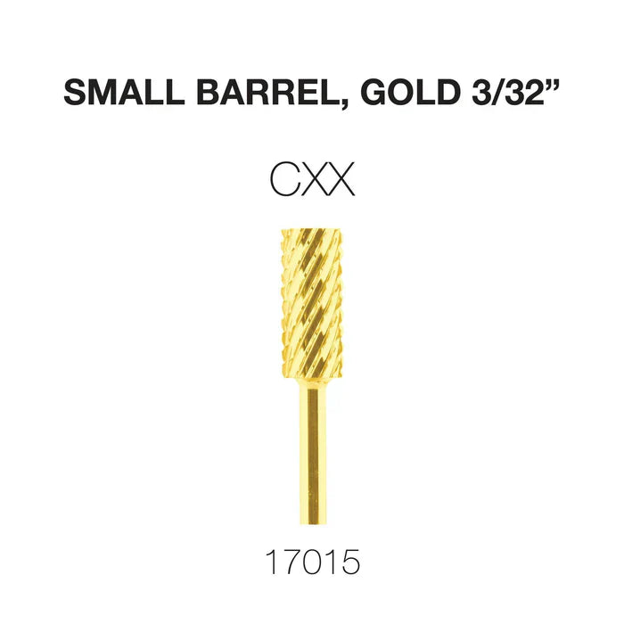 Creation Carbide Small Barrel, Gold 3/32" CXX