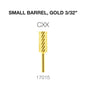 Creation Carbide Small Barrel, Gold 3/32" CXX