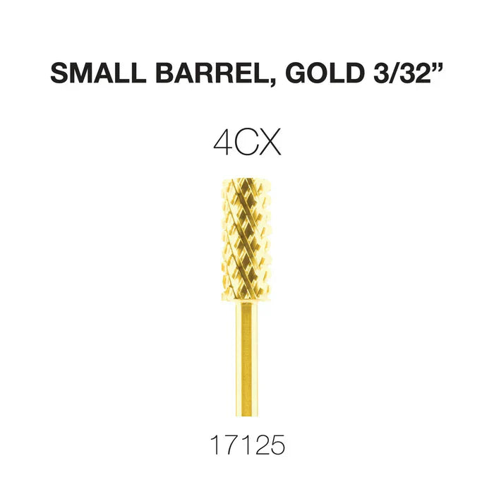 Creation Carbide Small Barrel, Gold 3/32" 4CX