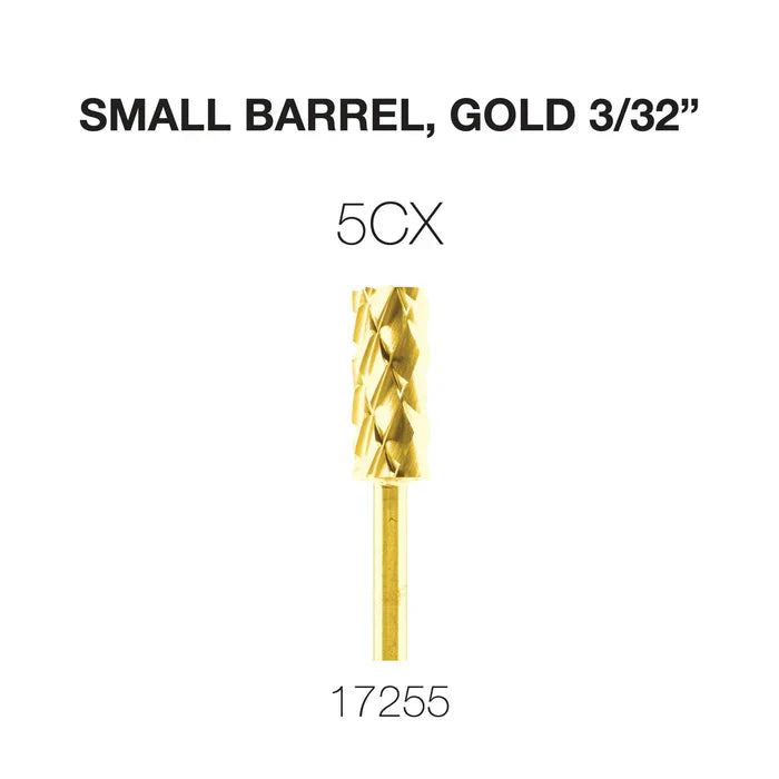 Creation Carbide Small Barrel, Gold 3/32" 5CX