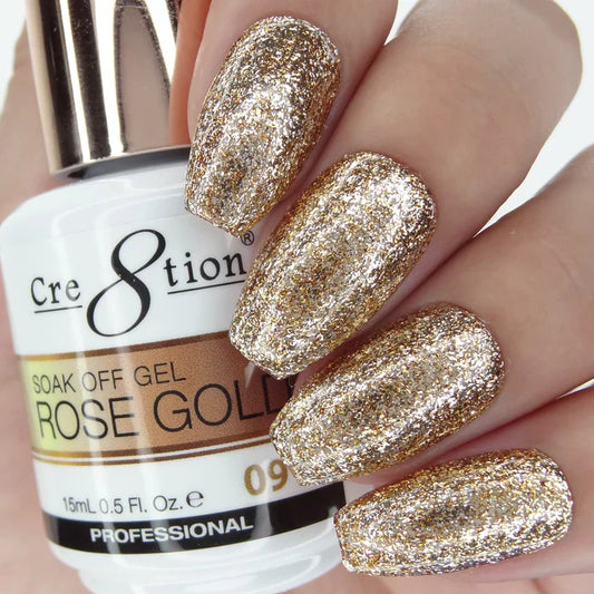Creation Rose Gold Soak Off Gel 0.5oz 09