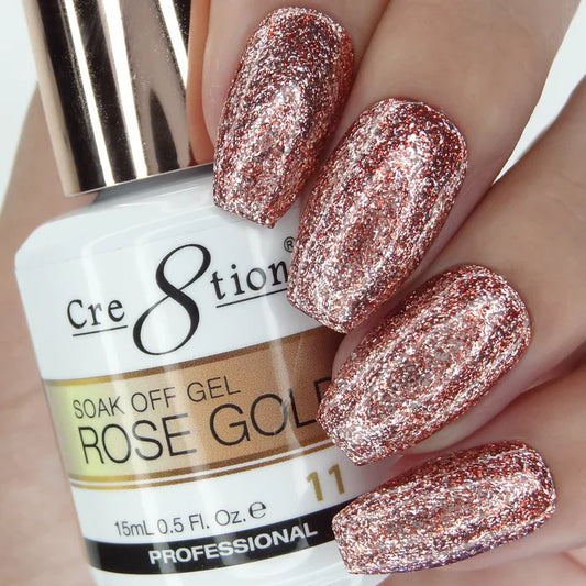 Creation Rose Gold Soak Off Gel 0.5oz 11