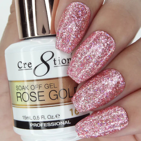 Creation Rose Gold Soak Off Gel 0.5oz 16