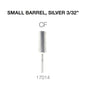 Creation Carbide Small Barrel, Silver 3/32" CF