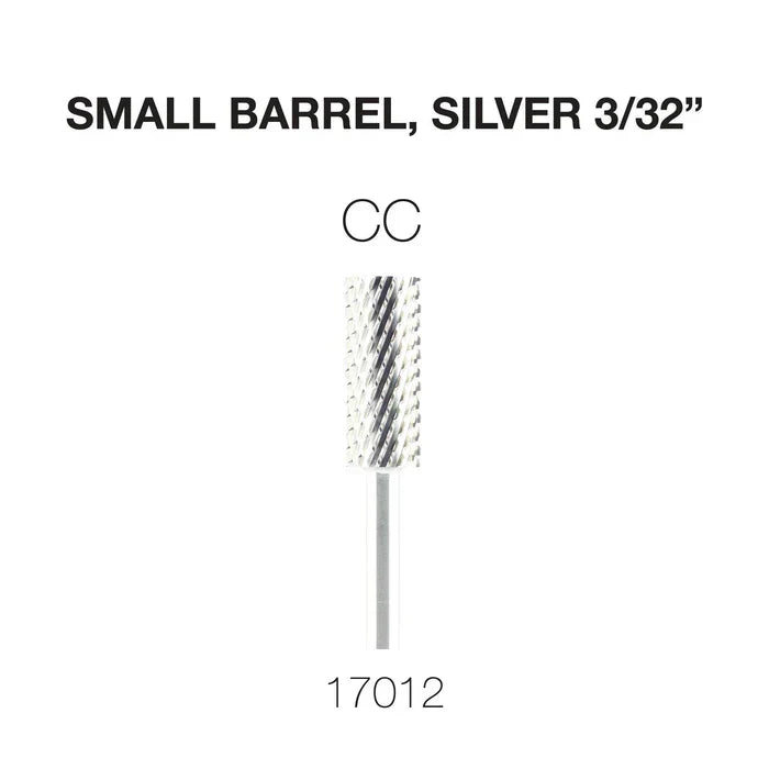 Creation Carbide Small Barrel, Silver 3/32" CC