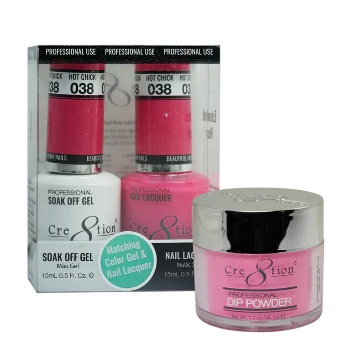 Creation Trio Matching Colors (3pc) - 038 Hot Chick