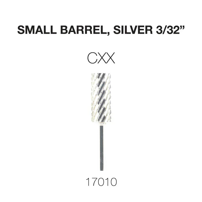 Creation Carbide Small Barrel, Silver 3/32" CXX
