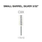 Creation Carbide Small Barrel, Silver 3/32" CXX