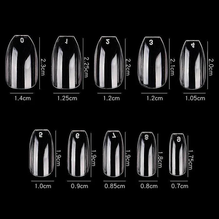 Creation Special Shape - 08 Short Coffin 500 pcs./box Clear