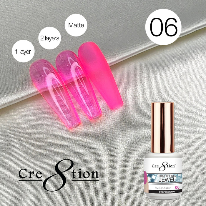 Creation Soak Off Gel 0.5oz G06 - Jewel Collection