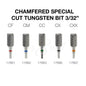 Creation Chamfered Special Cut Tungsten Bit 3/32" Set