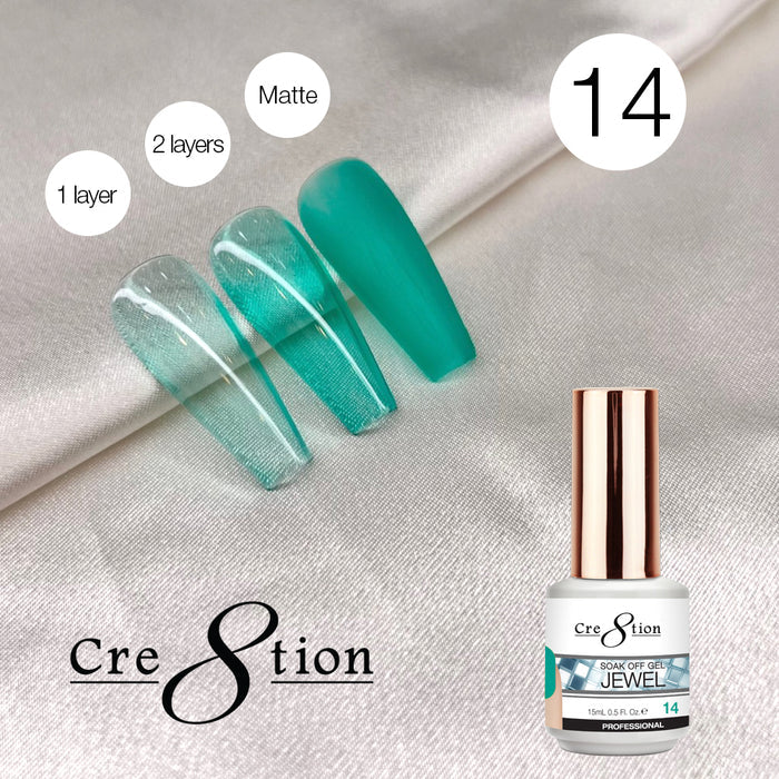 Creation Soak Off Gel 0.5oz G14 - Jewel Collection
