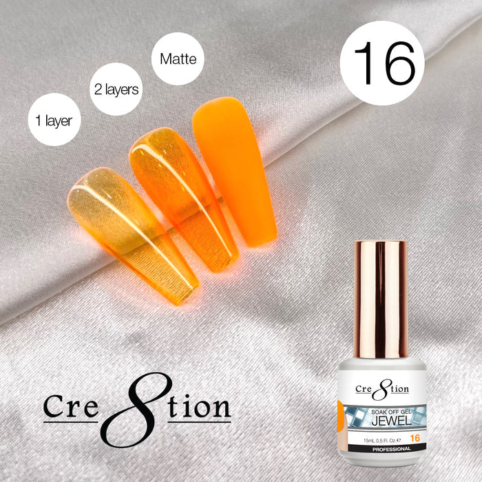 Creation Soak Off Gel 0.5oz G16 - Jewel Collection