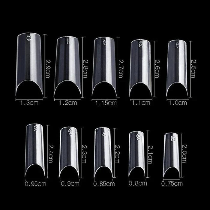Creation Special Shape - 10 Straight 500 pcs./box Clear