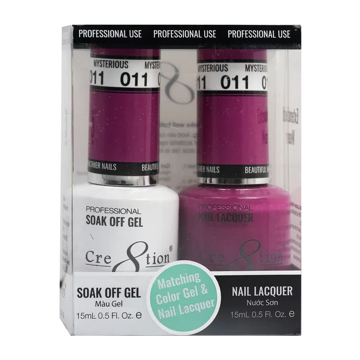 Creation Soak Off Gel Matching Pair 0.5oz 011 MYSTERIOUS