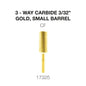 Creation 3-Way Carbide Gold, Small Barrel 3/32" CF
