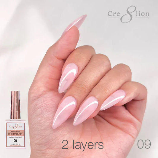 Creation Gel Collection - Overlay/ Brush on Builder 0.5oz 09