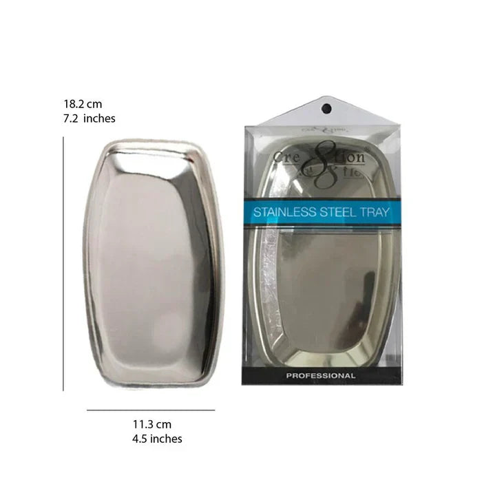 Creation Stainless Steel Small Tray 18.2 x 11.3cm
