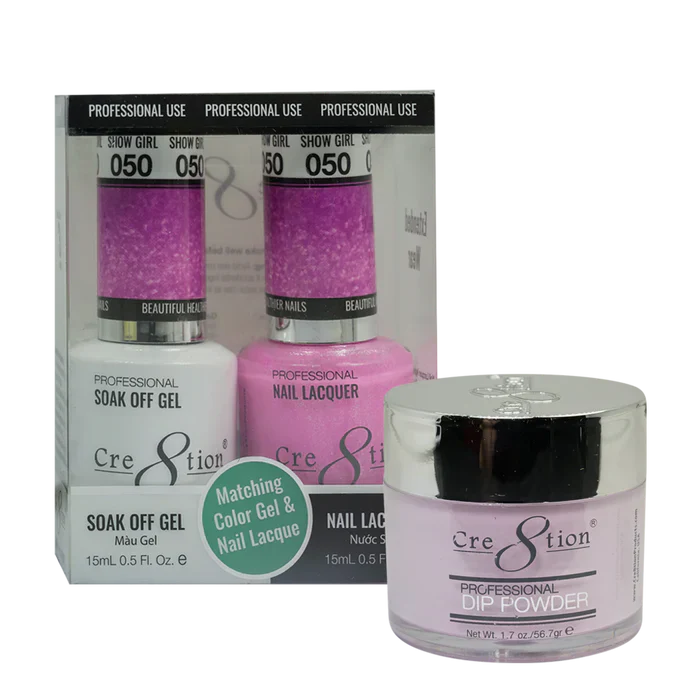 Creation Trio Matching Colors (3pc) - 050 Show Girl (Glitter)