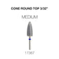 Creation Cone Round Top Nail Filing Bit 3/32" CM