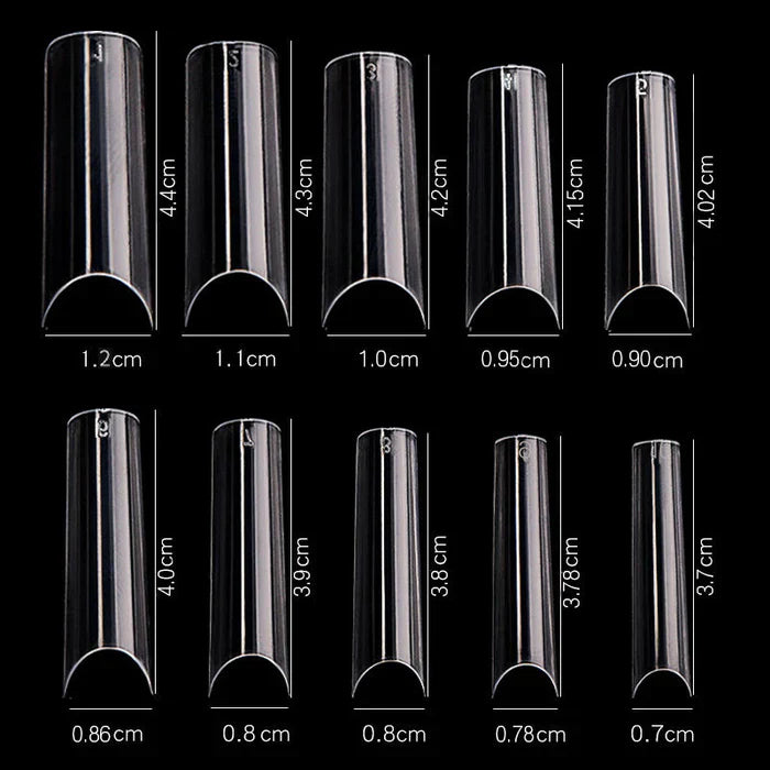 Creation Special Shape - 13 Extra Long Straight  500 pcs./box Clear