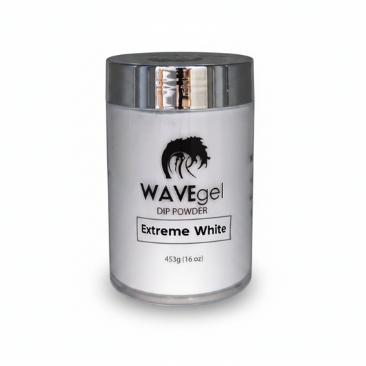 WAVE DIP & ACRYLIC POWDER - EXTREME WHITE 16OZ