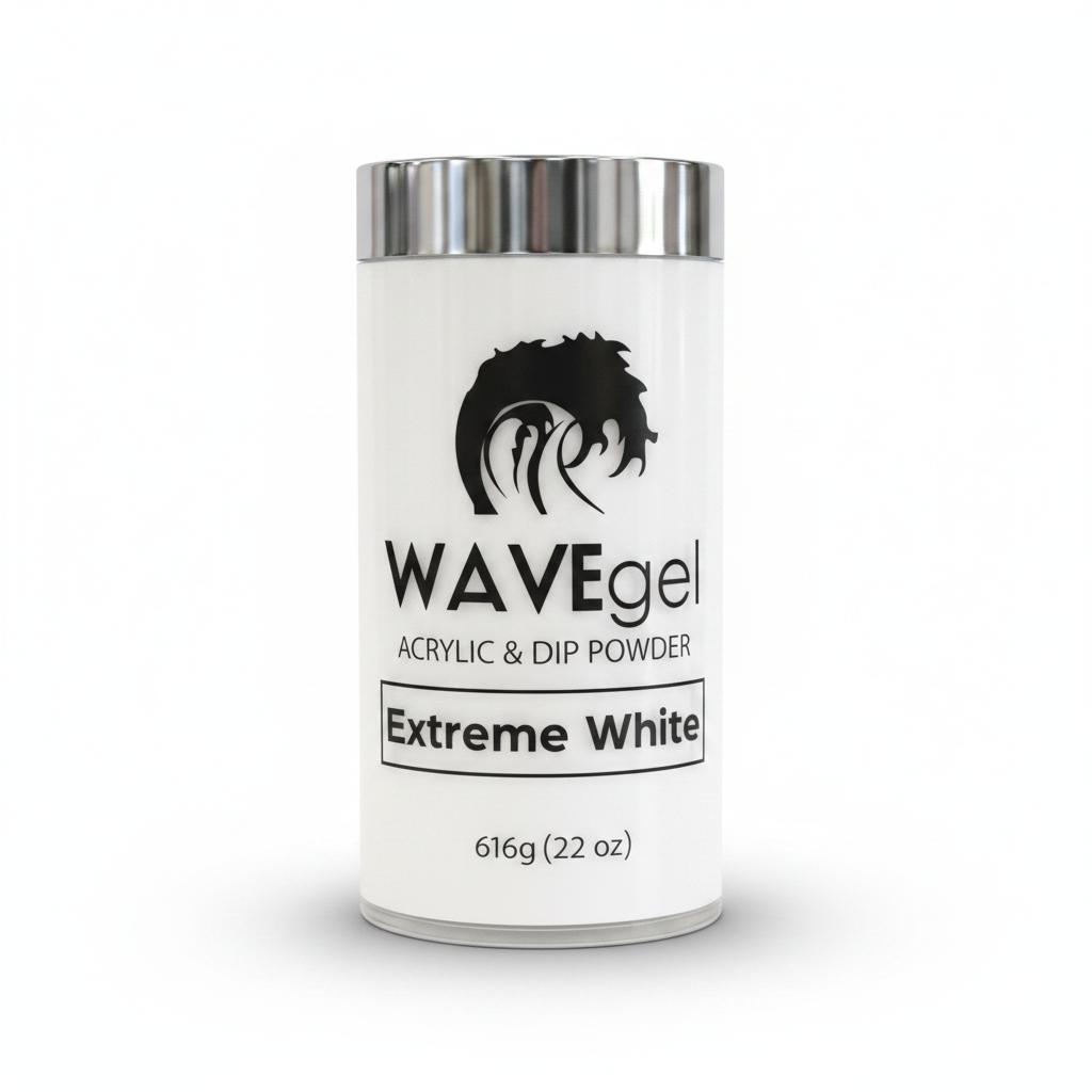 WAVE DIP & ACRYLIC POWDER - EXTREME WHITE 22OZ