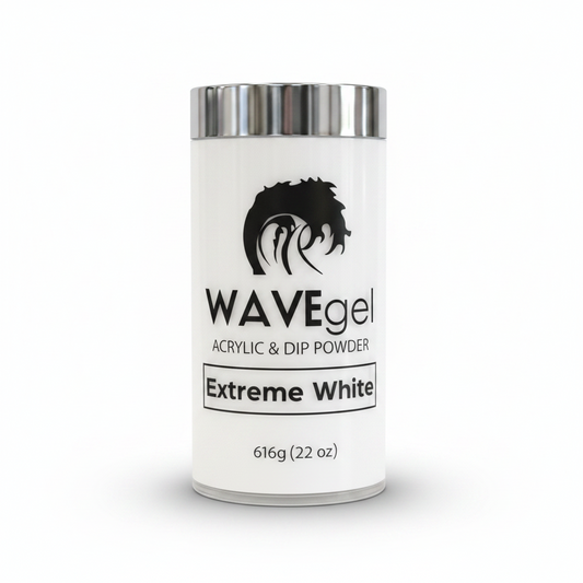 WAVE DIP & ACRYLIC POWDER - EXTREME WHITE 22OZ