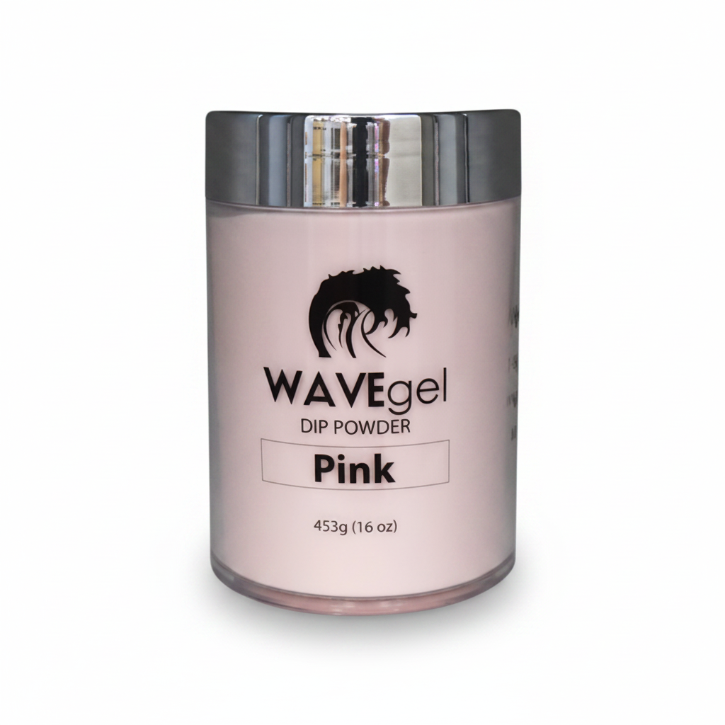 WAVE DIP & ACRYLIC POWDER - PINK 16OZ