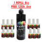 WAVEGEL BASE COAT GEL REFILL 8OZ - GET 12 FREE BASE GEL 0.5 OZ